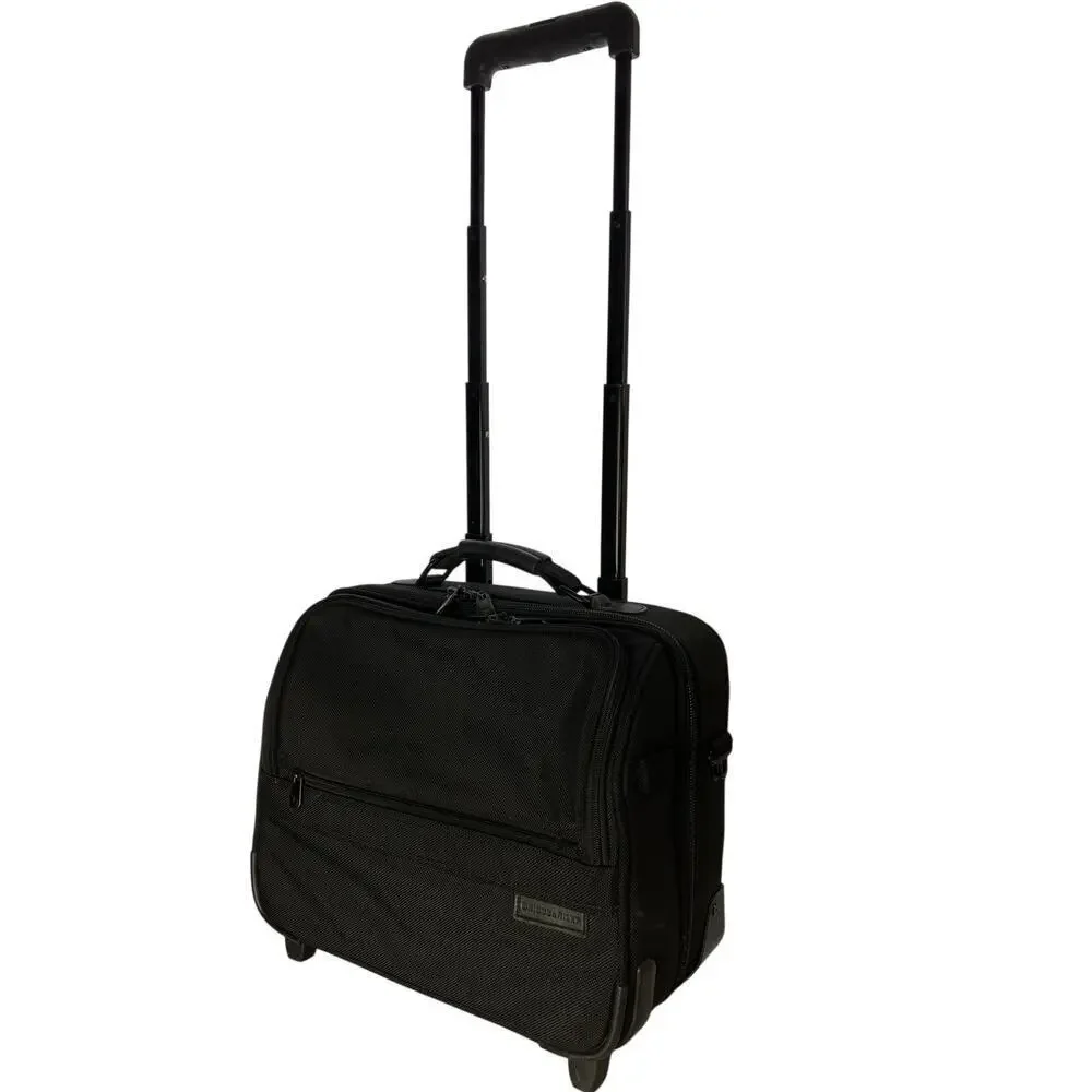Briggs & Riley Baseline Rolling Cabin Bag Carry On Suitcase Black U114